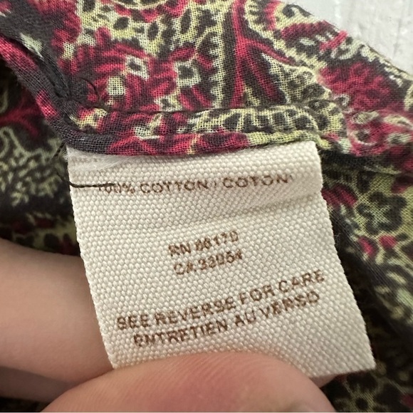 Free People Dress Mini Tunic Boho V-Neck Fairy Casual Summer Size 2 Extra Small - Picture 6 of 7